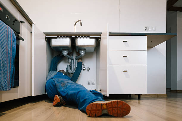 Professional Drain Cleaning technician working in Hannibal, NY